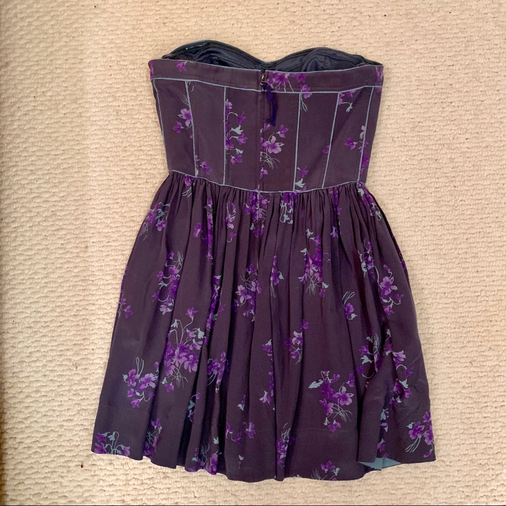 Rebecca Taylor Strapless Floral Dress - Picture 5 of 5